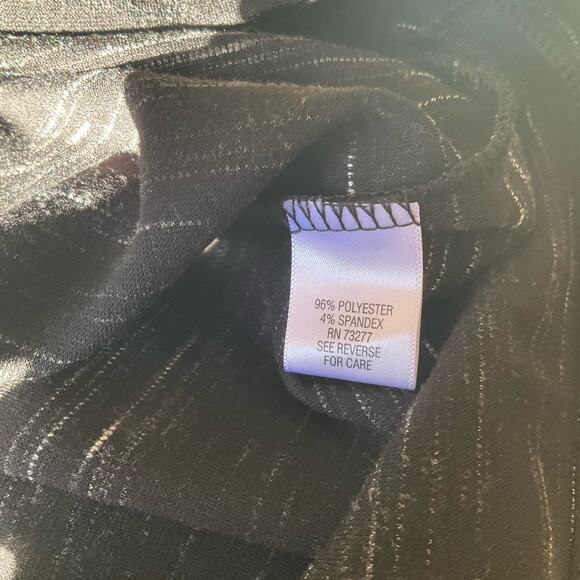 Women’s Sleeveless Crew Neck Knee-length Dress size M, Black - Picture 8 of 9